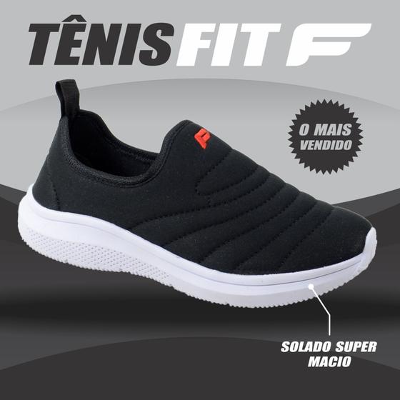 Imagem de Tênis Slip Academia Tipo Meia Conforto Facil Calce Esportivo