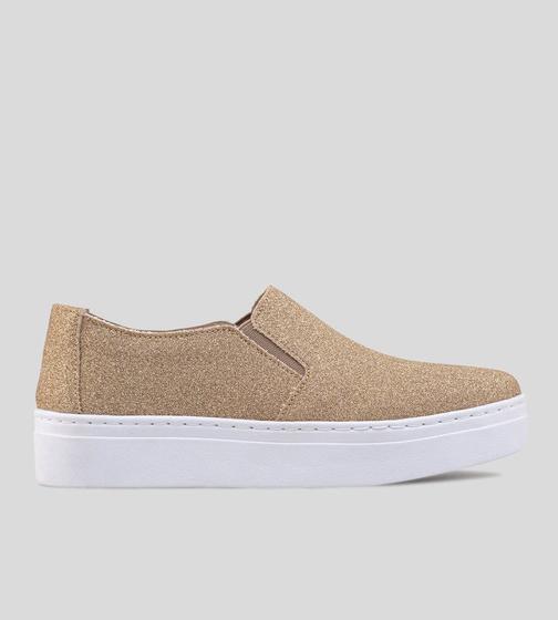 Imagem de Tênis Slip-on CBK Glitter Dourado