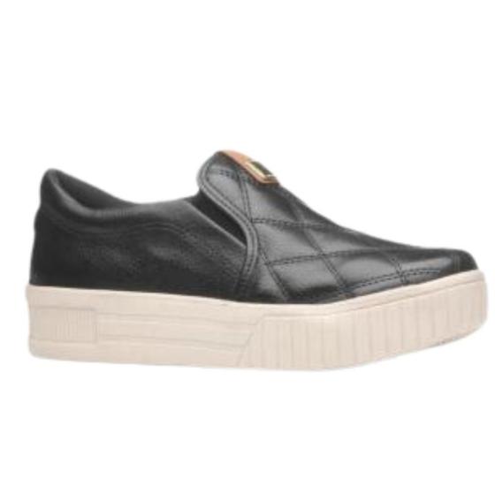 Imagem de Tenis Slip On Couro Pegada Feminino