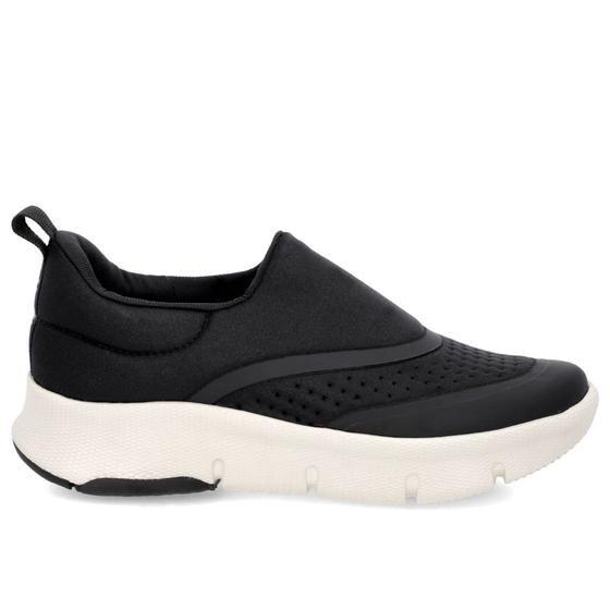 Imagem de Tênis Slip On Preto Elastano Detalhes