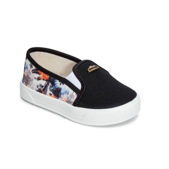 Imagem de Tênis Slip On Preto/Tropical Pimpolho