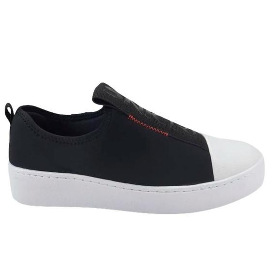 Tenis Slip On Ramarim Branco/preto/preto Feminino - Slipper / Slip On  Feminino - Magazine Luiza