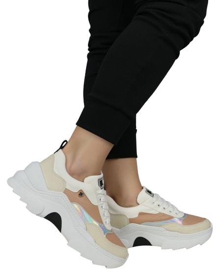 Imagem de Tênis Sneaker Off White E Antique Feminino - Legut