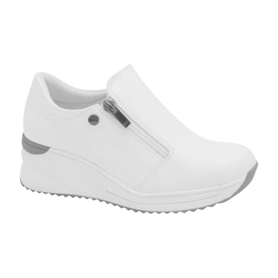 Imagem de Tenis Sneaker Quiz Plataforma Anabela Ziper Casual 661852 Feminino