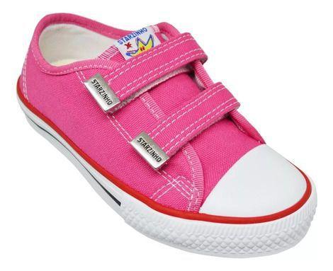 Starzinho Rosa Tenis Starzinho Casual SUPER STAR Tênis Infantil