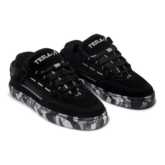 Imagem de Tênis Tesla Masculino Coil Black Reflect Mesclado Skate