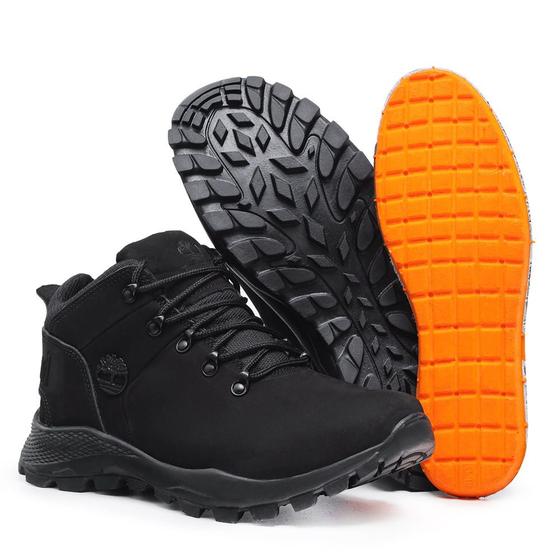 Tenis timberland em couro solado de borracha palmilha gel Menor preço em Tenis timberland em couro solado de borracha palmilha gel