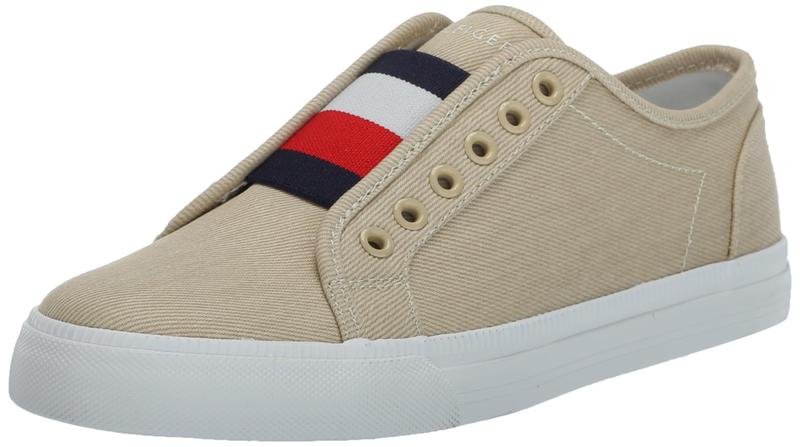 Imagem de Tênis Tommy Hilfiger Anni5 feminino de argila branca 110 tamanho 8