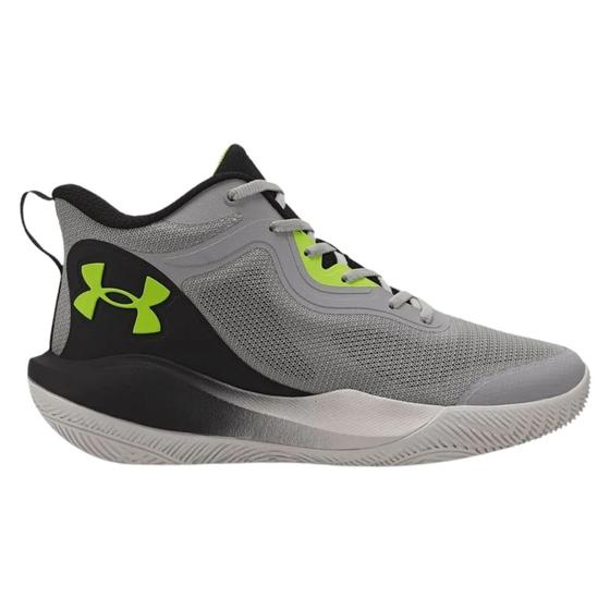 Tênis Under Armour Bankshot Basquete Cinza e Limão - Masculino - Tênis ...