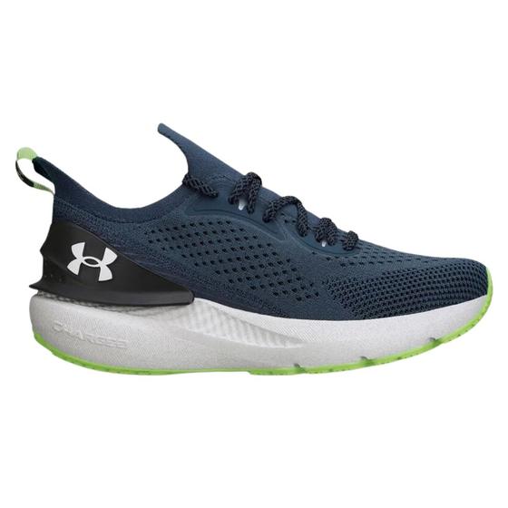 Imagem de Tênis Under Armour Charged Quicker Corrida Petróleo e Preto - Masculino