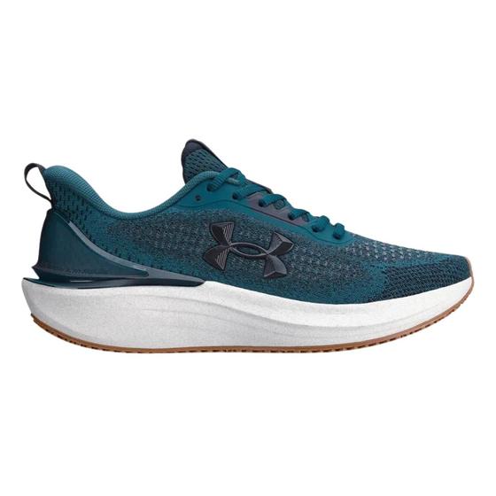 Tênis Under Armour Charged Skyline 4 Corrida Petróleo e Preto - Masculino Menor preço em Tênis Under Armour Charged Skyline 4 Corrida Petróleo e Preto - Masculino