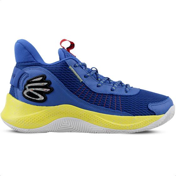 Imagem de Tênis Under Armour Curry 3Z7 Azul e Amarelo - Masculino