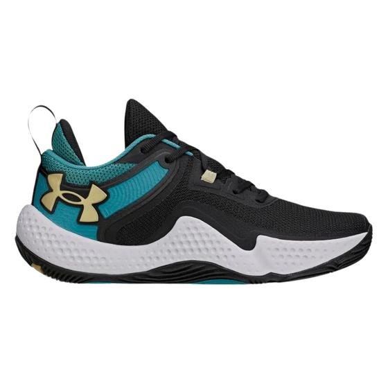 Imagem de Tênis Under Armour Dagger Basquete Preto e Verde - Masculino