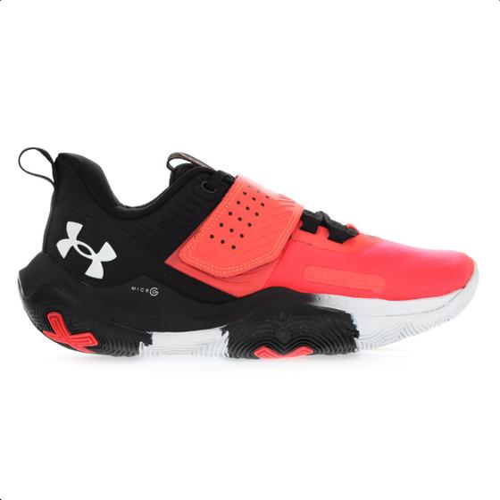 Imagem de Tênis Under Armour UA Buzzer SE Laranja e Preto - Masculino