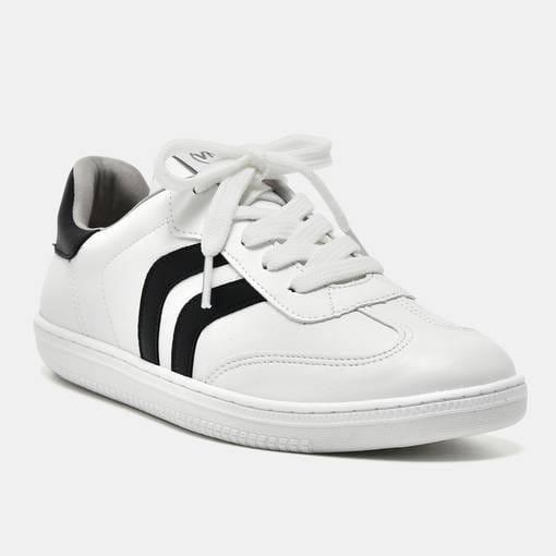 Tenis Via Marte Casual Feminino BRANCO/PRETO Tênis Feminino