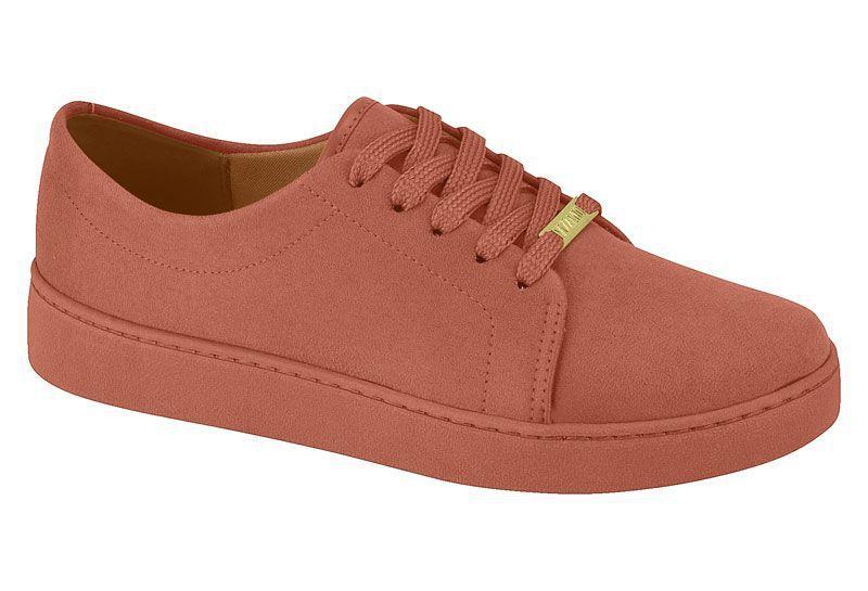 Tenis Vizzano Verniz Rosa Tênis Vizzano Casual Camurça Feminino
