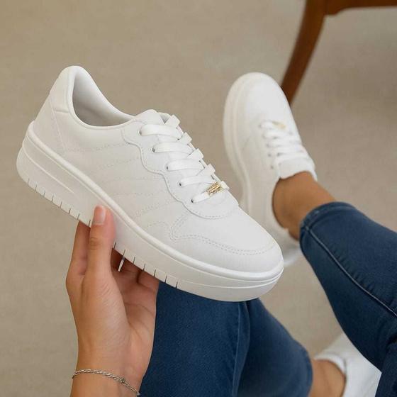 Vizzano Plataforma Tenis Da Vizzano Branco Vizzano Tenis