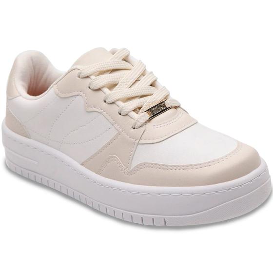 Imagem de Tênis Vizzano Feminino Casual Plataforma Macia Moda Passeio Leve Ultra Conforto Flatform