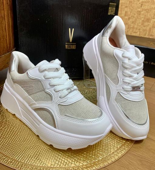 Imagem de Tenis Vizzano Feminino Chuncky Casual Nylon Macio