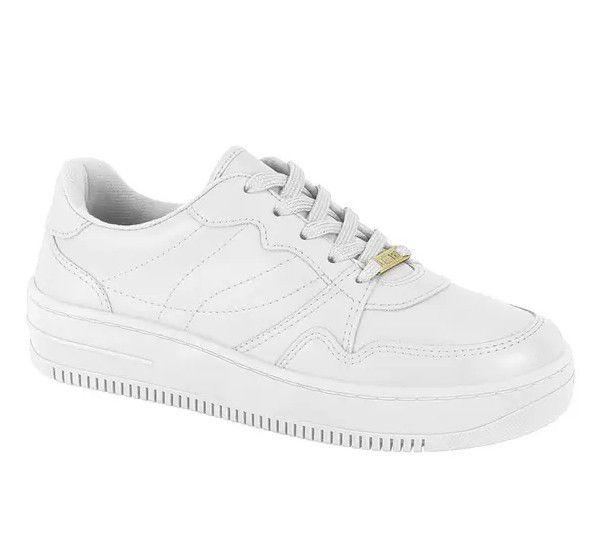 Imagem de Tênis Vizzano Feminino Todo Branco Sola Alta Flatform 1389.101