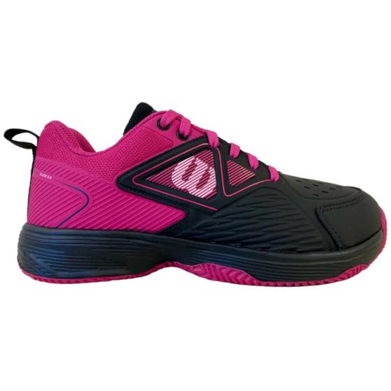 Imagem de Tênis Wilson Slice 3.0 Clay Court Feminino Preto Pink