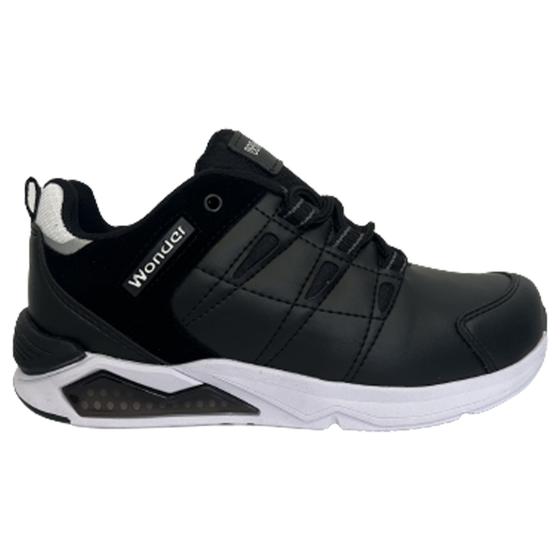 Imagem de Tênis Wonder Trainer Cano Baixo Masculino - Preto e Branco