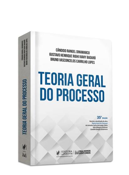 Imagem de Teoria Geral Do Processo - 35Ed/24 - MALHEIROS EDITORES / JUSPODIVM