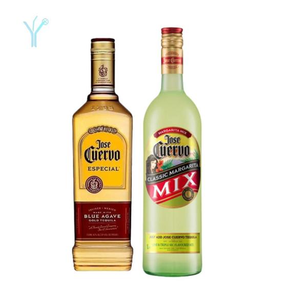 Tequila Gold José Cuervo 750ml + Preparação Mix Limão 1 limão Jose
