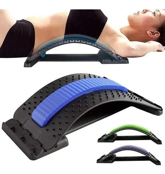 Imagem de Terapia magnética massageador de volta multi-nível ajustável maca cintura pescoço fitness lombar coluna cervical apoio a