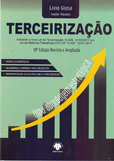 Imagem de Terceirizacao - Uma Bordagem Estrategica 10Ed/17 - MECA