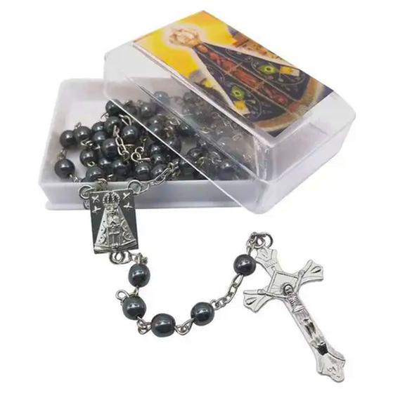 Imagem de Terço De Nossa Senhora Aparecida Hematita Terço Católico