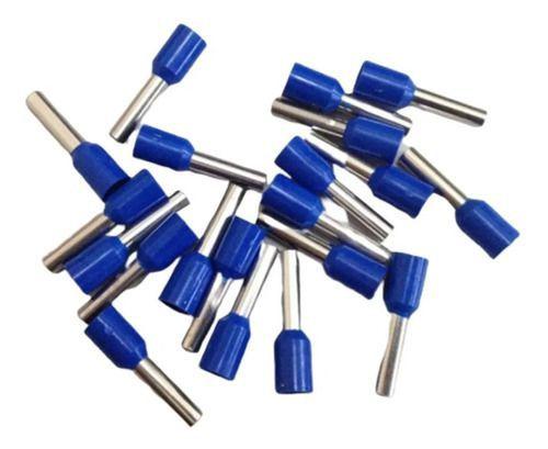 Imagem de Terminal Conector Pré Isolado Azul Tubo 2,5mm²  - 20 PÇ