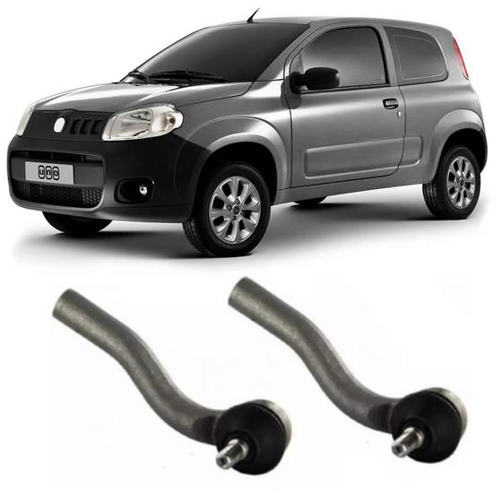 Terminal de Direção Fiat Uno Vivace Dianteiro (2010 Até 2018) Flex ...