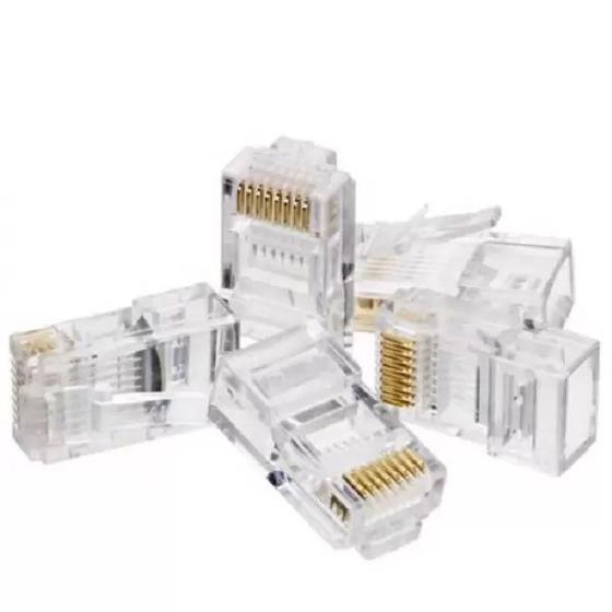 Imagem de Terminal de rede - conector rj45 para cabo lan cat5