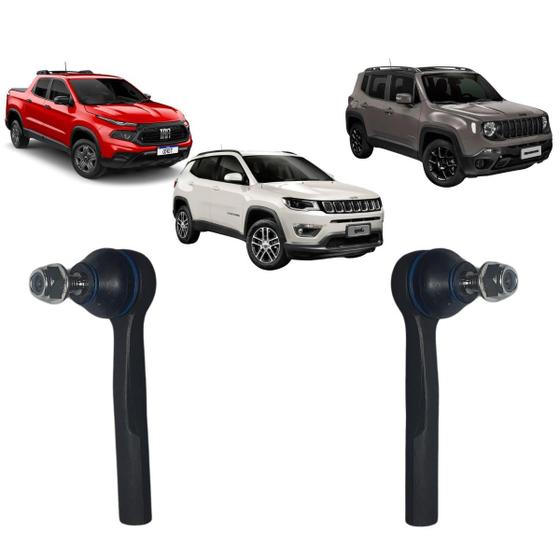 Imagem de Terminal Direção Dianteiro Nakata Esquerdo + Direito Jeep Renegade 2015 A 2020