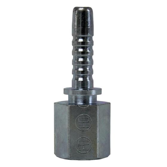 Imagem de Terminal Fêmea Fixo Rosca 1/2" UNF para Mangueira x 1/4" para Graxa