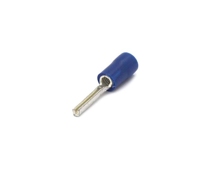 Imagem de Terminal Tipo Pino Longo Isolado 16-14 AWG 1.1 á 2.5mm² Azul - PB2953 - Eletro Service