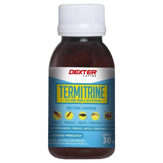 Imagem de Termitrine 30ml Mata Baratas Formigas Moscas Pernilongos