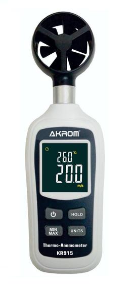 Imagem de Termo Anemômetro Digital com Visor Colorido - KR915