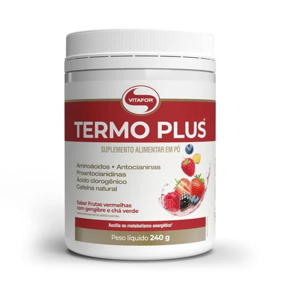 Imagem de Termo plus - 240g frutas vermelhas com gengibre e chá verde - Vitafor