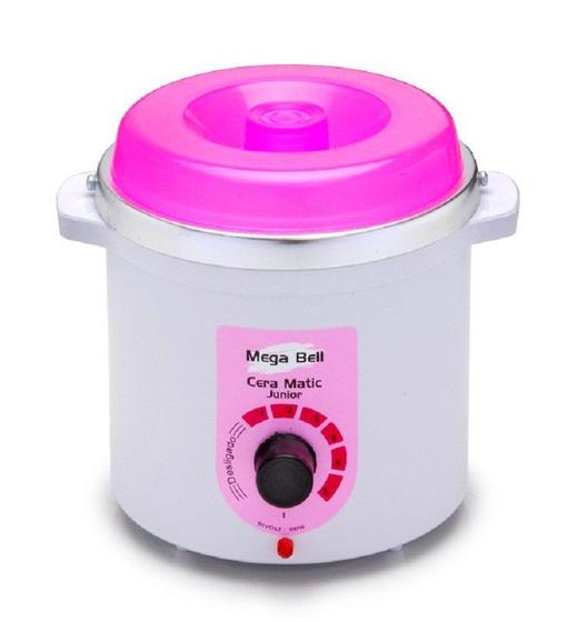 Imagem de Termocera Aquecedor de Cera 400g Bivolt Sem Refil Branca Com Rosa