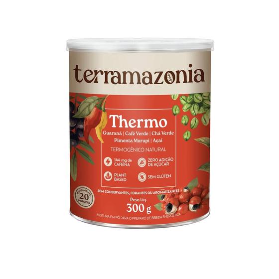 Termogênico Natural Thermo Terramazonia Pré Treino Natural Sabor Açaí ...