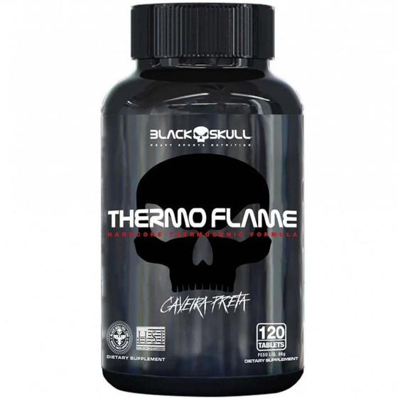 Imagem de Termogênico Thermo Flame 120 Tabs - Black Skull