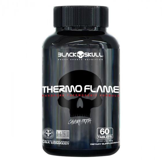 Imagem de Termogênico Thermo Flame 60 Tabs - Black Skull