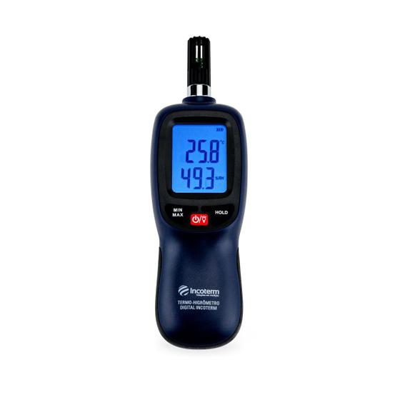 Imagem de TermoHigrômetro Digital Incoterm TTH 110 Azul