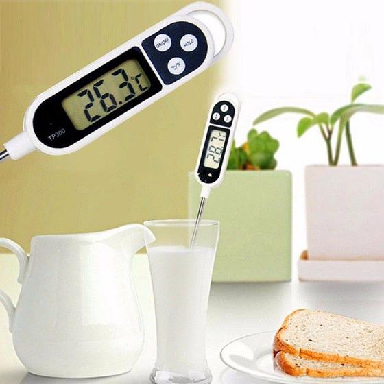 Termômetro Culinário Digital Tipo Espeto Medidor De Temperatura Para Cozinha TP300 Menor preço em Termômetro Culinário Digital Tipo Espeto Medidor De Temperatura Para Cozinha TP300