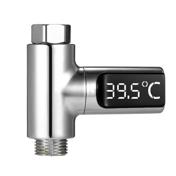 Imagem de Termômetro de água LED Sensor térmico de temperatura de chuveiro