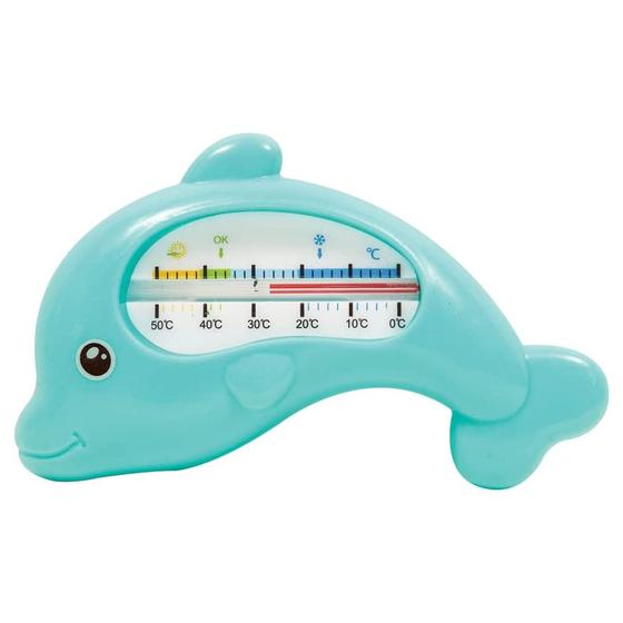 Imagem de Termômetro de Banho Banheira Golfinho Temperatura Ideal Bebê Buba
