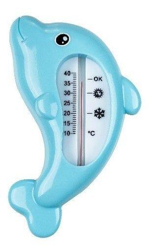 Imagem de Termometro  De Banho Golfinho P/bebê Temperatura Agua