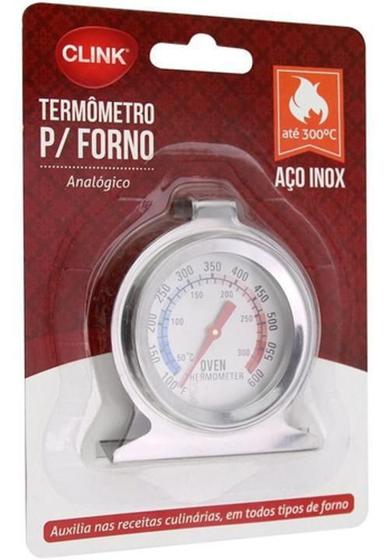 Imagem de Termômetro De Forno/Churrasqueira Aço Inox Ref.Ck4487